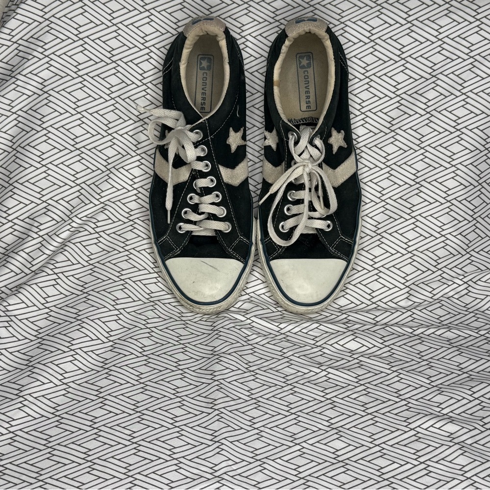 Vintage Converse Black and White Star Sneakers
